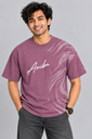 Aniba Signature Wave T-Shirt-Dusty Pink