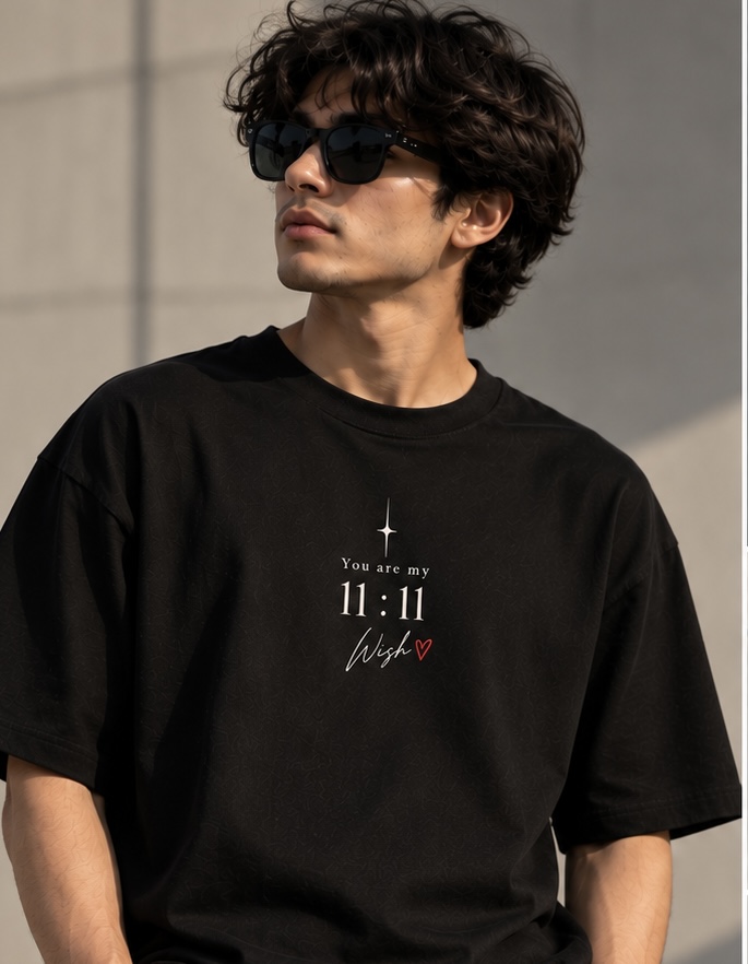 ANIBA FASHION Men Black  T-Shirt