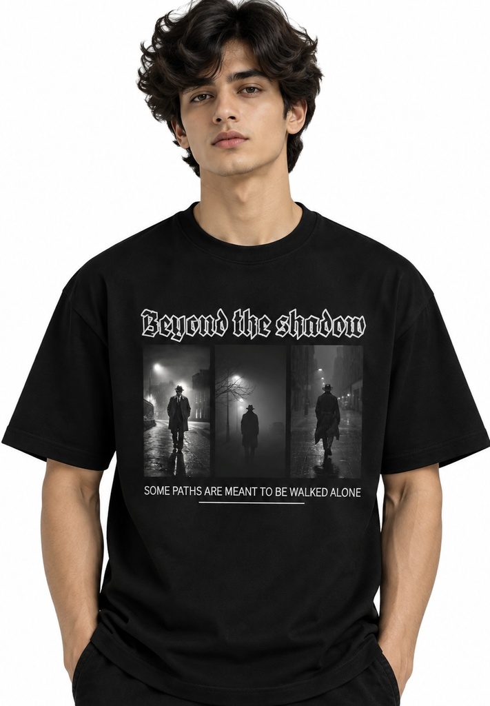 ANIBA FASHION Beyond The Shadows Oversized Mens T-Shirt (M)